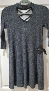 Women's NWT  - I.N. San Francisco Voop Neck Lattice Tunic